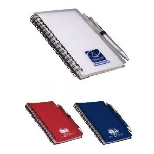 Libreta flexible con bolígrafo