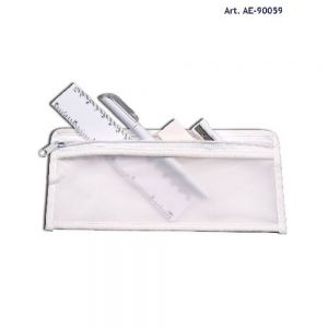 Estuche escolar con 4 accesorios