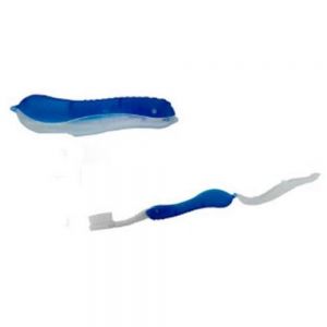 Cepillo de dientes con estuche plegable