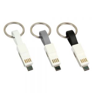 Llavero con cable para carga Manali.