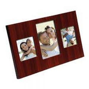 Portarretrato triple laminado