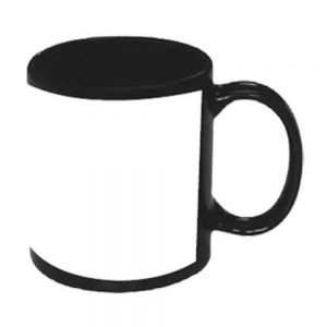TARRO CON RECUADRO DE SULIMACIÓN 11 OZ. VENUSTarro negro con cuadro blanco de sublimación. CAP. 325 ml. (11 OZ). Temperatura y Tiempo sugeridos para sublimar: 180 grados / 160 seg. Venta en múltiplos de 12