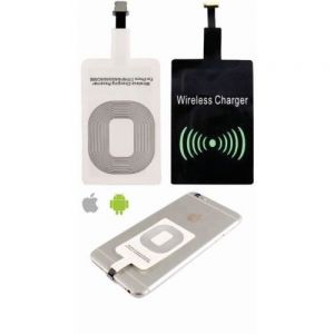 Parche para carga inalámbrica compatible con dispositivos Android o iPhone.