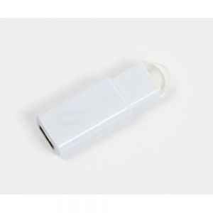 Memoria USB blanca 8 GB retráctil de plástico, ideal para imprimir en estuche de plastico.
