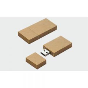 USB ECOLOGICA DE CARTON 8GB MEDIDAS 6 X 2.9 X 1 CM. CON CIERRE MAGNETICO EN LA TAPA