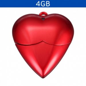 USB CORAZÓN 4GB ROJO CON ESTUCHE