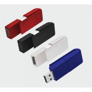 USB CLIPPER 4GB MEDIDAS 6.5 X 2 X 1.5 CM. COLORES AZUL, ROJO, BLANCO Y NEGRO