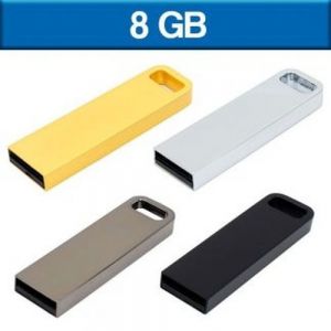 USB MILAN METÁLICA DE 8GB DORADO